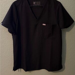 FIGS Catarina One-Pocket Scrub Top FW1000 Women’s Size Large Black